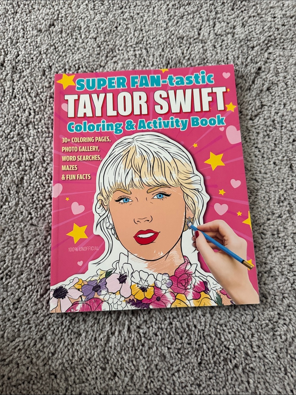 Taylor Swift Pink Coloring & Activity Book